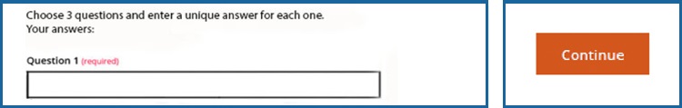 Screenshot of the myCalPERS pre-login page showing the required field labeled Question 1.