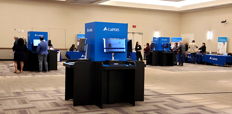 CalPERS Benefit Education Event exhibit hall