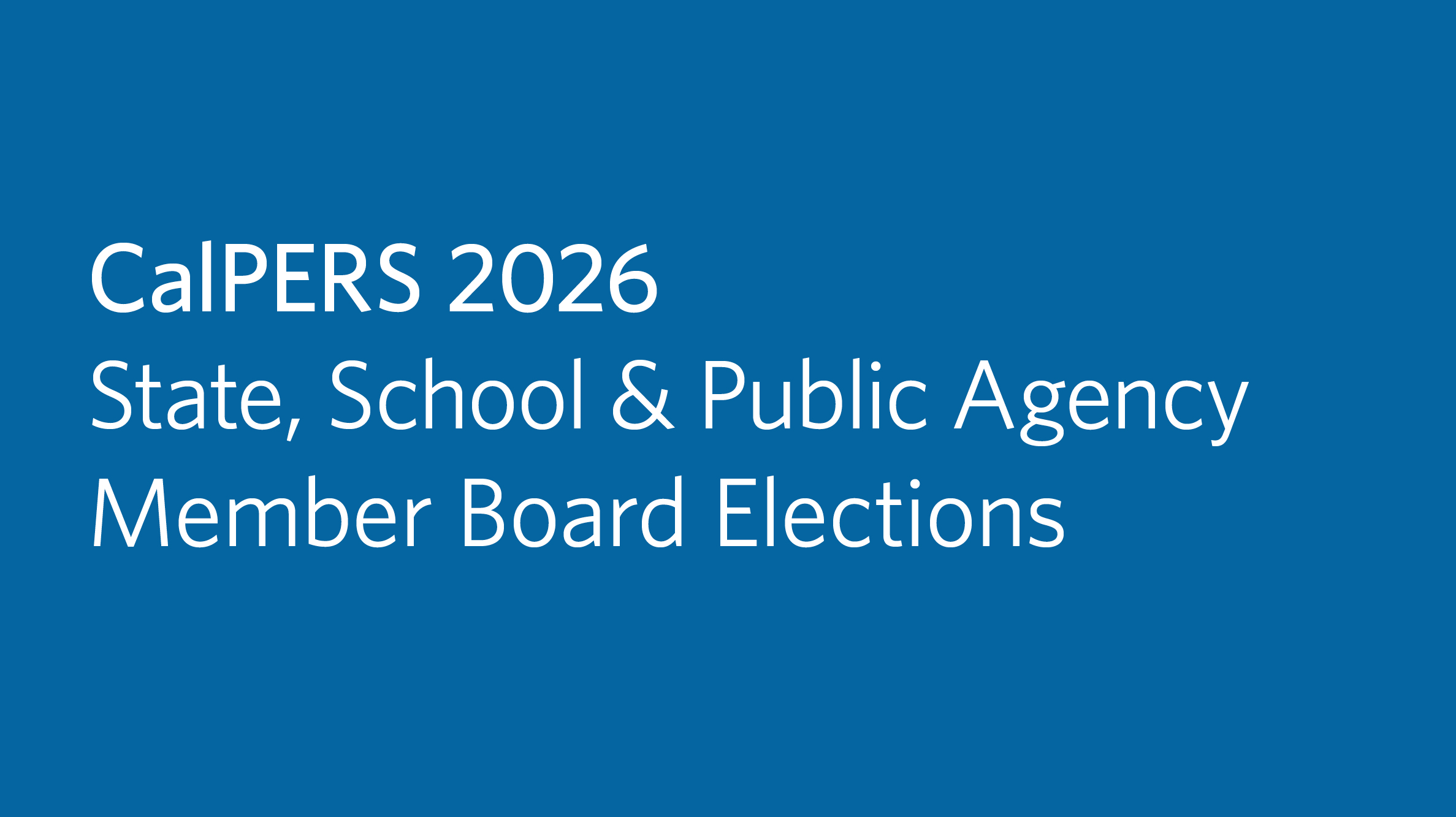 Member Board Elections 2026
