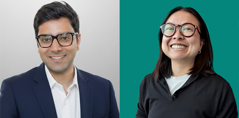 Adil Sahdev (left) & Thoa Hoang (right)