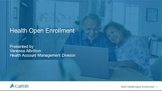 Open Enrollment for Members CalPERS